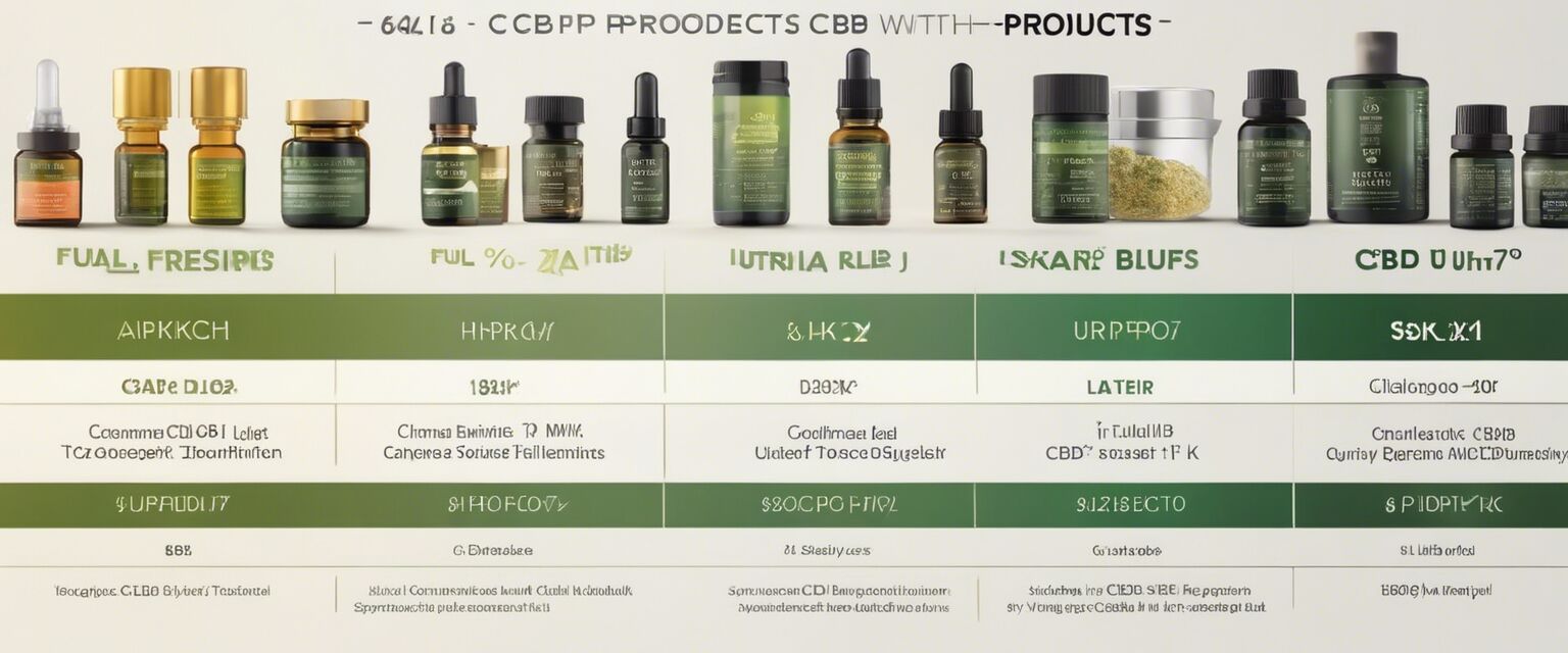 CBD Product Comparison Chart