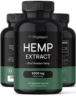 Hemp Oil Capsules 6000 Mg